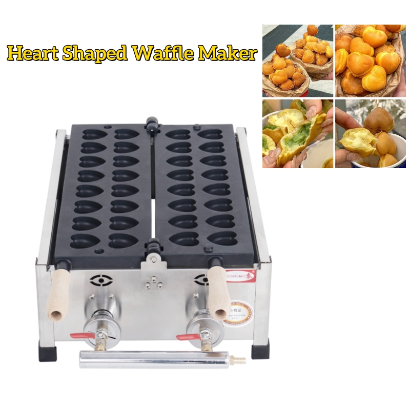 Commercial Mini Heart Shaped W - Mini Waffle Maker Machine 评论和价格